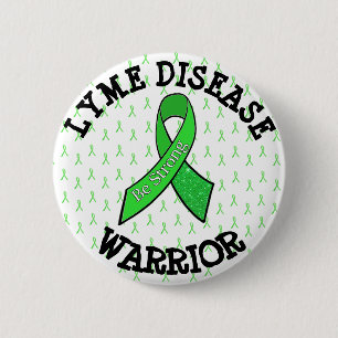 EEN STERKE LYME ZIEKTE WARRIOR BUTTON