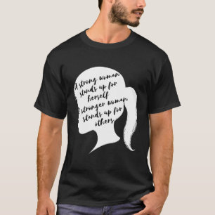 Een sterke sociale rechtvaardigheid mars feminist t-shirt