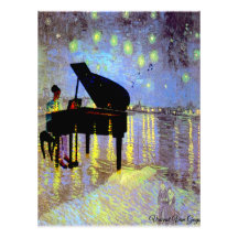 Een Sterrennacht in Rhome (Veranderd) Van Gogh/ Fo