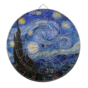 Een sterrennacht: Saint Remy door Vincent Van Gogh Dartbord