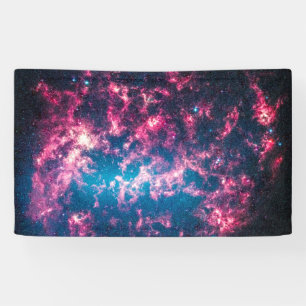 Een sterrenstelsel in de Grote Magelhaense Wolk in Spandoek