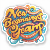 Een sticker die je spirit ondersteunt voor een nie (Voorkant)