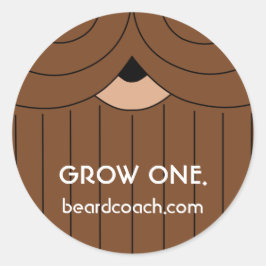 Een Sticker met betrekking tot baardgroei