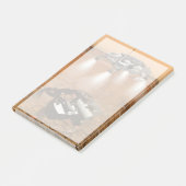 Een stijgend voertuig verlaat Mars. Post-it® Notes (Schuin)