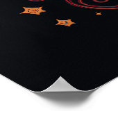 Een  stijl Psychedelic Sun en Moon Ai Art Poster (Hoek)