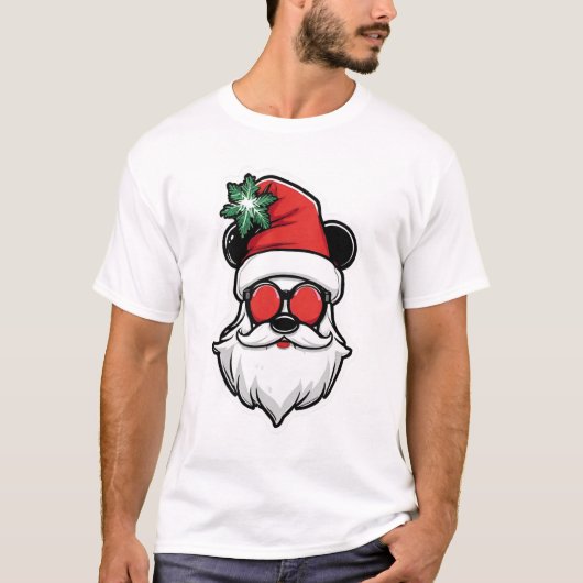 Een stijlvol kerstmanontwerp voor de moderne trend t-shirt (Voorkant)