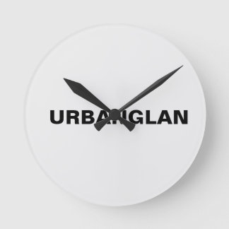 Een stijlvolle wandklok met URBANGLAN-ontwerp Ronde Klok
