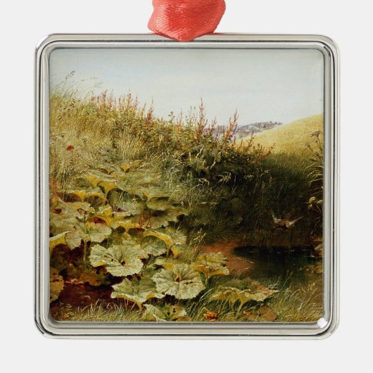 Een stil Dell Metalen Ornament (Voorkant)