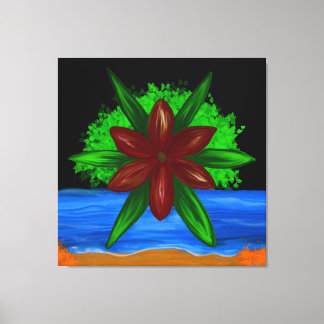Een Stille Bloei in het Paradijs Canvas Afdruk
