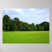 Een stille middag in het park poster (Voorkant)