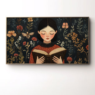 Een Stille Moment Met Een Boek Poster