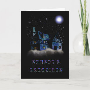 Een stille nacht - gepersonaliseerd feestdagen kaart