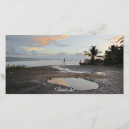 Een Stille Ochtend - Barbados Fotokaart