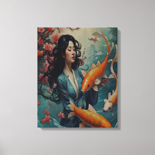Een Stille Opstand van Geel Canvas Afdruk