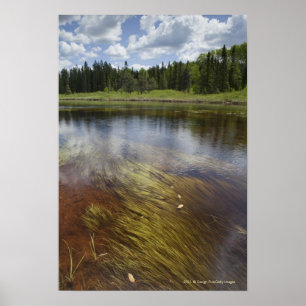 Een stilstaand beeld dat de wolken weergeeft poster