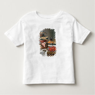 Een stilstaand leven van een Baby-, forel- en visk Kinder Shirts