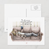 Een stilstaand moment -  briefkaart (Voorkant / Achterkant)