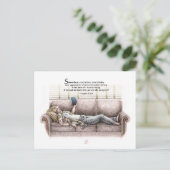 Een stilstaand moment briefkaart (Staand voorkant)