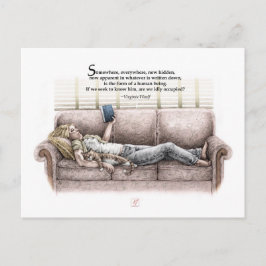 Een stilstaand moment briefkaart