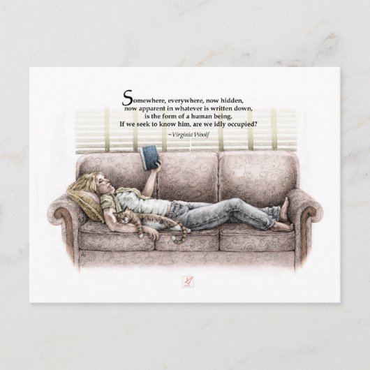 Een stilstaand moment briefkaart (Voorkant)