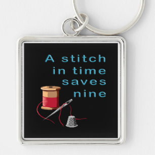 Een Stitch in Time slaat negen op Sleutelhanger