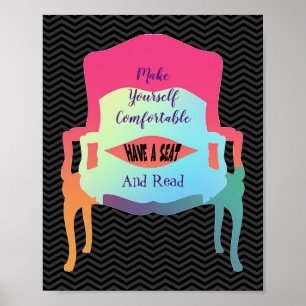 Een stoel hebben en Poster lezen