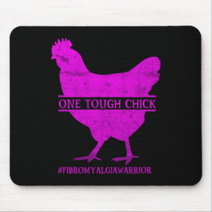 Een stoere Chick Fibromyalgia Warrior - Bewustzijn Muismat