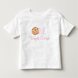 Een stoere cookie roze cookie verjaardag kinder shirts