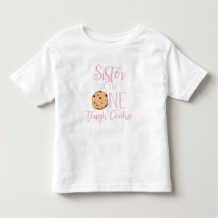 Een stoere Cookie Sister Pink Cookie Verjaardag Kinder Shirts