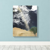 Een stofpluim canvas afdruk (Insitu (Houten vloer))