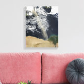 Een stofpluim canvas afdruk (Insitu (Woonkamer))