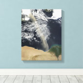 Een stofpluim canvas afdruk (Insitu (Houten vloer))