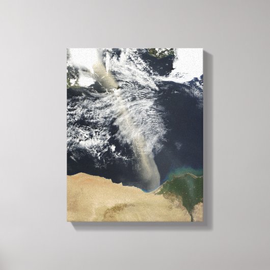 Een stofpluim canvas afdruk (Voorkant)