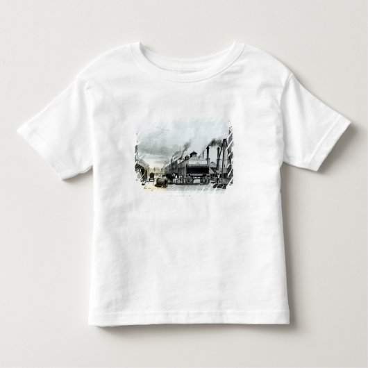 Een stoomengine-fabricage en ijzerwerken kinder shirts (Voorkant)