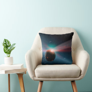 Een Storm van kometen in het Eta Corvi-systeem. Kussen