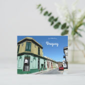 Een straat in Montevideo Uruguay Briefkaart (Staand voorkant)
