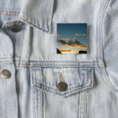 Een straat vol sterren vierkante button 5,1 cm (In situ)