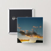 Een straat vol sterren vierkante button 5,1 cm (Voorkant /achterkant)