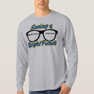 Een stralende toekomst zien t-shirt
