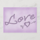 Een strand bruiloft RSVP kaart (Paarse) (Achterkant)