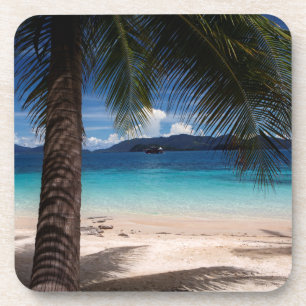 Een strand op Koh Wai Island in Thailand Bier Onderzetter