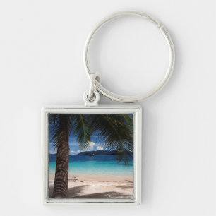 Een strand op Koh Wai Island in Thailand Sleutelhanger