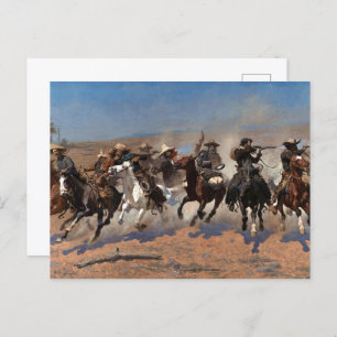 Een streepje voor het hout van Frederic Remington Briefkaart