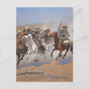 Een streepje voor het hout van Frederic Remington Briefkaart