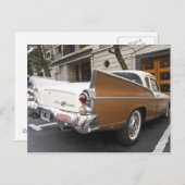 Een Studebaker Silver Hawk Classic Car geparkeerd  Briefkaart (Voorkant / Achterkant)