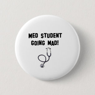 een student die kwaad wordt ronde button 5,7 cm