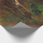 Een stuiter in de bosontkoppeling cadeaupapier (Hoek)