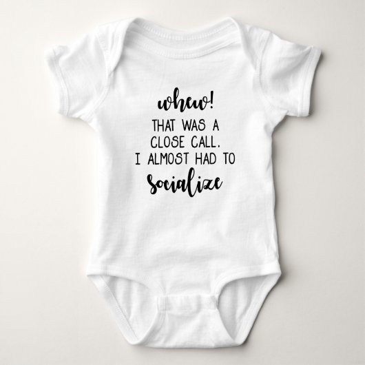 Eén stuk Baby Bodysuit (Voorkant)
