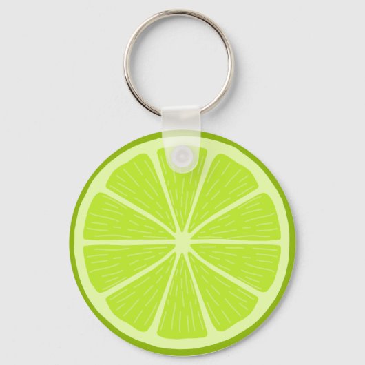Een stuk limoen - Citrusvruchten! Sleutelhanger (Voorkant)