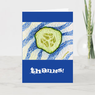 Een stuk zomer bedankkaart